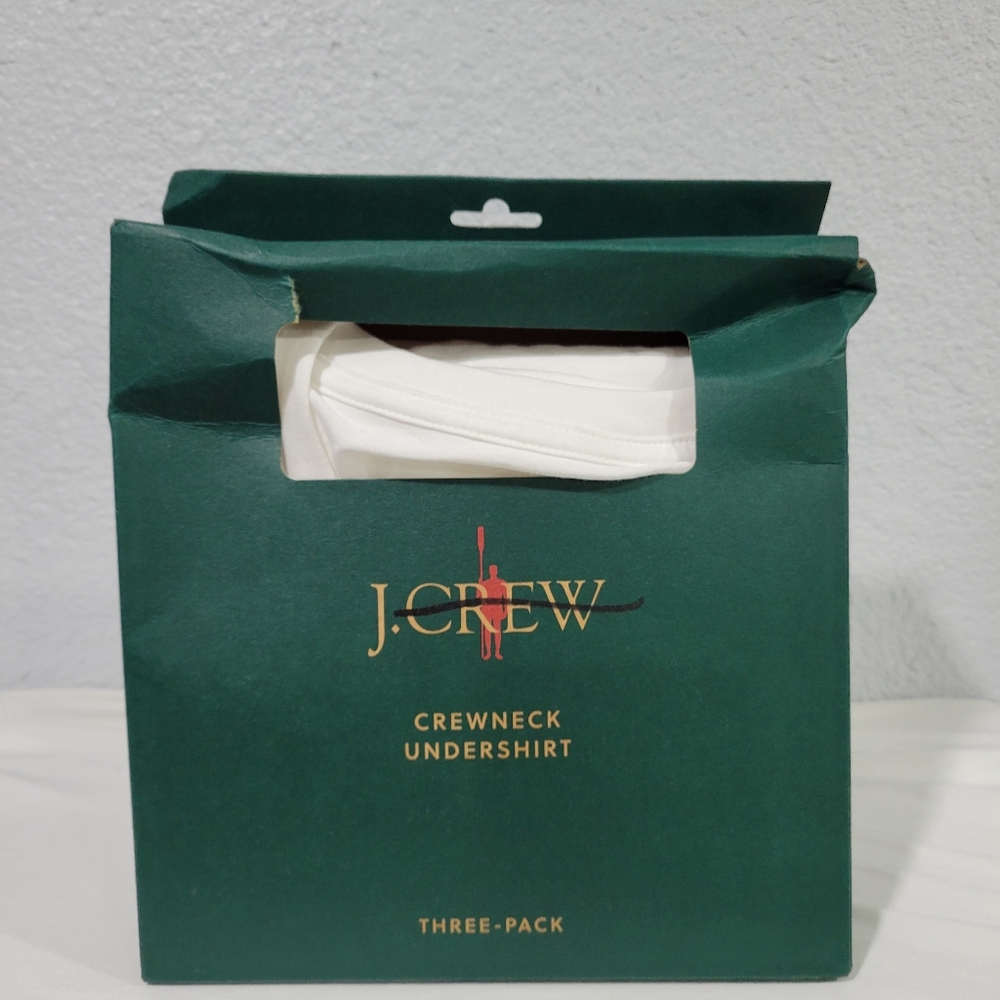 New J Crew Crewneck undershirts three-pack BY459 White T-shirts - Picture 6 of 9